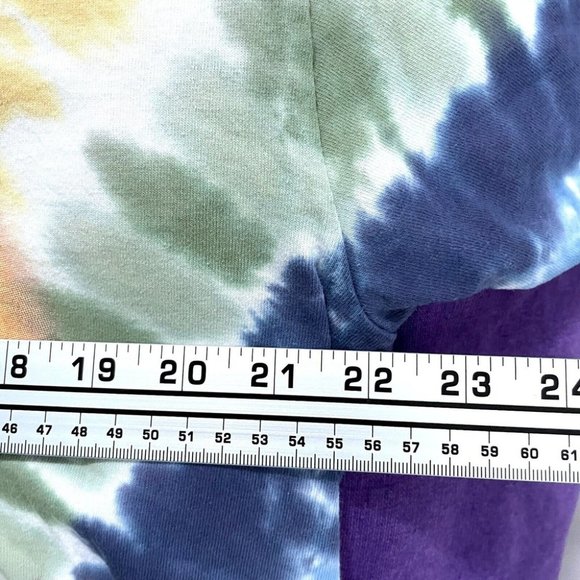 Vtg Led Zeppelin Houses Of The Holy Liquid Blue Tie Dye Band Shirt AOP Mens L - Picture 8 of 9